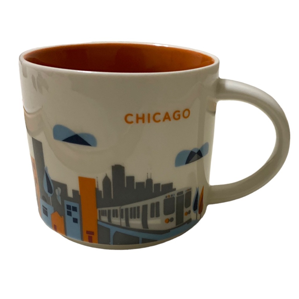 Starbucks Chicago 2015 You Are Here Collection Mug Collectible Cup 14 Fl Oz